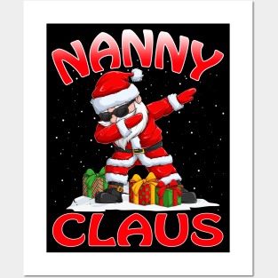 Nanny Santa Claus Christmas Matching Costume Posters and Art